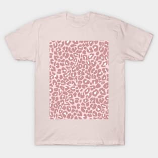 Blush Pink Leopard Print T-Shirt